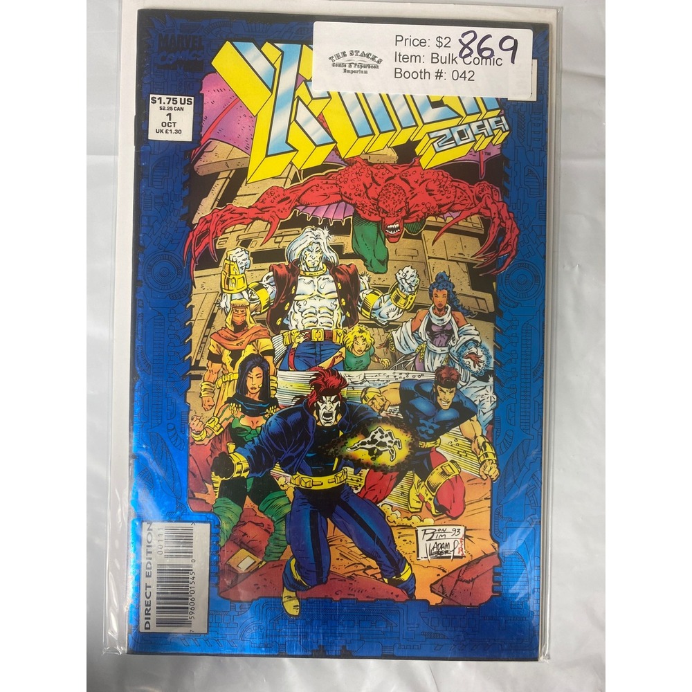 Marvel Comics X-Men 2099 #1 Oct 1993 Blue Foil Cover Ron Lim Art First Issue